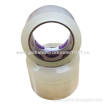 Plastic packaging, 48mm Taiwan good glue opp carton sealing tape, BSCI
